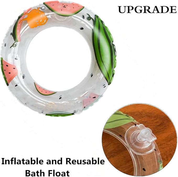 3.74 Inch Lizard Bearded Dragon Leopard Gecko Bath Collar Ring Swimming Rings Reptile Swim Life Jacket Float Ring for Leopard Gecko Anole Amphibians Cage Accessories Photo Shoot Toy