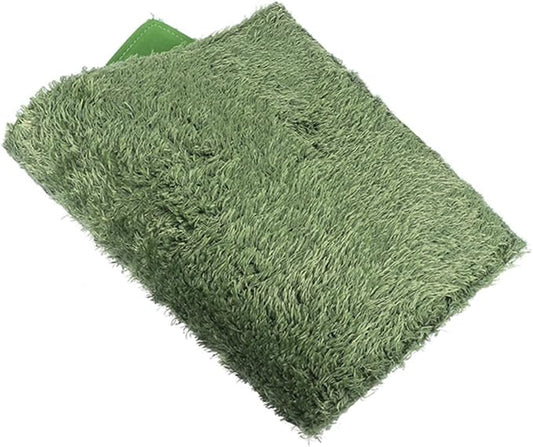Lifelike Fake Lawn Reptile Carpet for Amphibians and Tortoises Moisture Retaining Home Terrarium Mat 100% Safe for PET Use