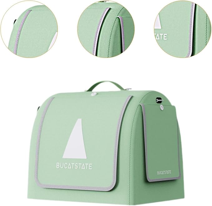 Portable Bird Transporter with Convenient Carrying Straps, Green