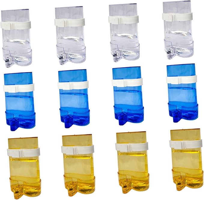 YARNOW 12 in 1 Bird Feeder Water Dispenser Pet Supplies Automatic Bird Water Feeder