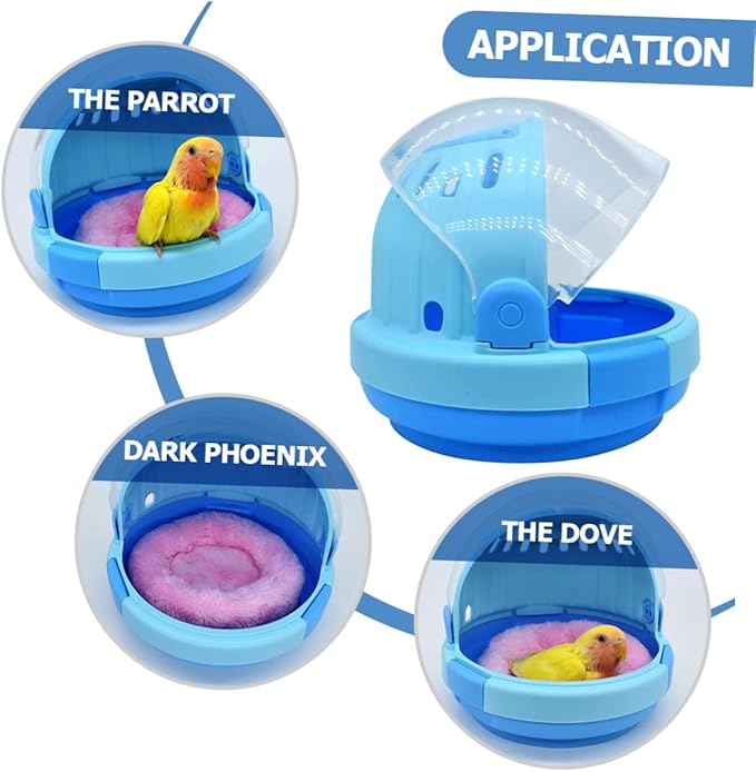 Compact Travel Cage for Birds Small Pet Carrier Bird Travel Cage Carrier