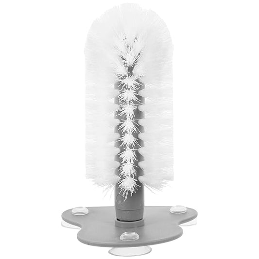 Toyvian Turtle Brush with Suction Cup: Abs Turtle Shell Cleaning Brush, 7. 66 Inch Reusable Reptile Back Scratcher Massager for Removal Tank Accessories (grey)
