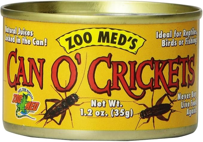 Zoo Med Laboratories SZMZM41 Can O Crickets Pet Food, 1.2-Ounce