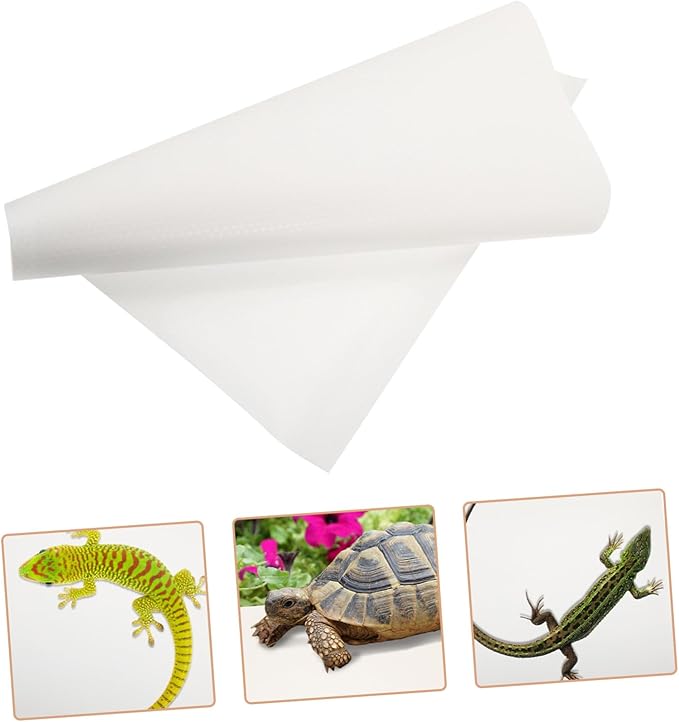 Reptile Carpet Mat Nonslip Terrarium Liner Bedding for Tortoises Bearded Dragons Lizards Snakes Leopard Geckos Reptile Substrate Carpet for Safe Comfortable Habitat