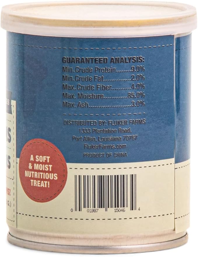 Fluker's Culinary Coop Canned Soldier Worms Chicken Treat, All Natural and Packed with Protein, 2.75 oz