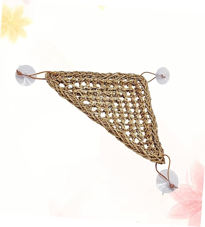 GALPADA Triangle Lizard Lounger Gecko Substrate Mat Reptile Pet Bed Swing Hammock