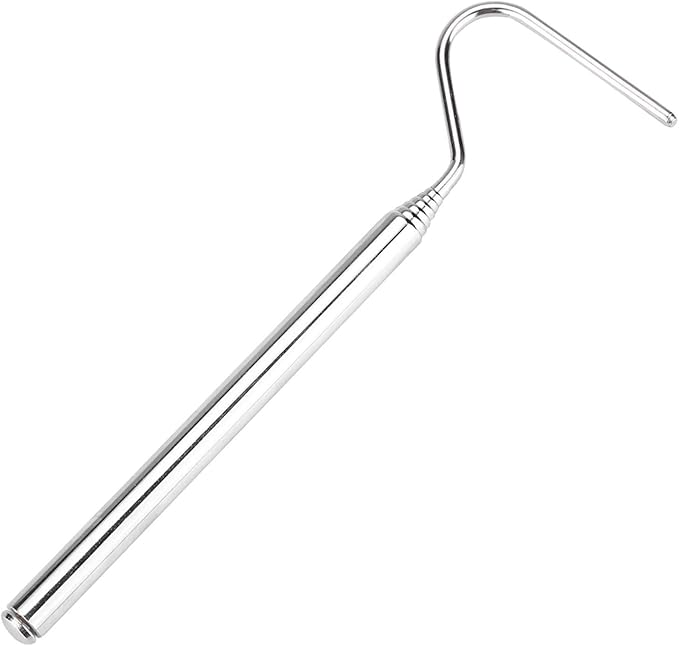 Snake Tong, Telescoping Snake Handling Tool Snake Hook, Stainless Steel Reptile Catcher Snake Catcher, Reptile for Snake