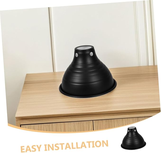 POPETPOP 3pcs Insulation Lampshade for Reptile Heating Lamp and Easy to Install Reflector Cover for Home and Lab Use Enhances Light Brightness and Safety for Pets