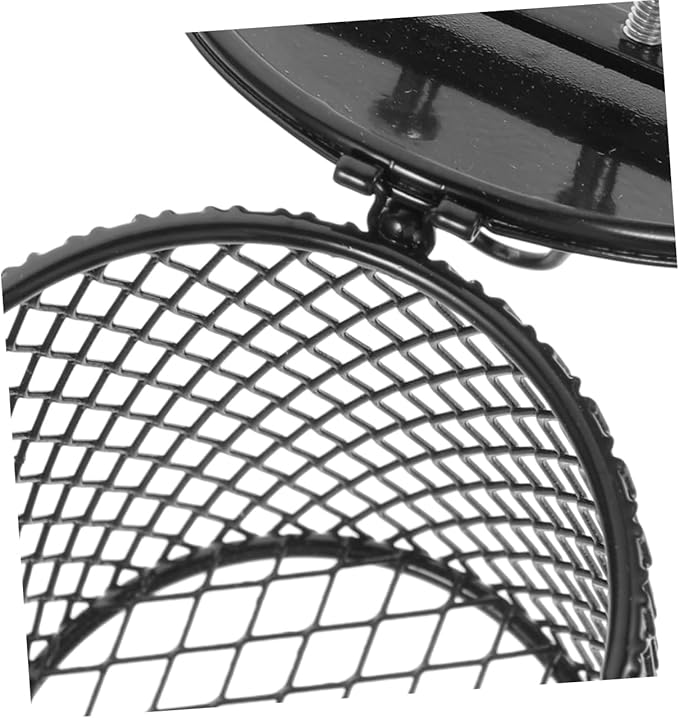 ORFOFE 2Pcs Bird Heat Lamp Shade Reptile Heat Lamp Mesh Cover Scalding Protective Cover for Pet Heating Lamps Easy to Install Durable Construction for Birds Turtles and Lizards