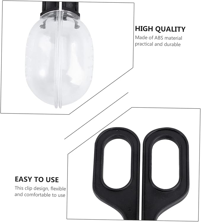 Mikikit 3pcs Reptile Feeding Clip Durable Cleaning Tool for Feeding Crickets Locusts More Comfortable Scissors Handle for Easy Use Pet Care Breeding
