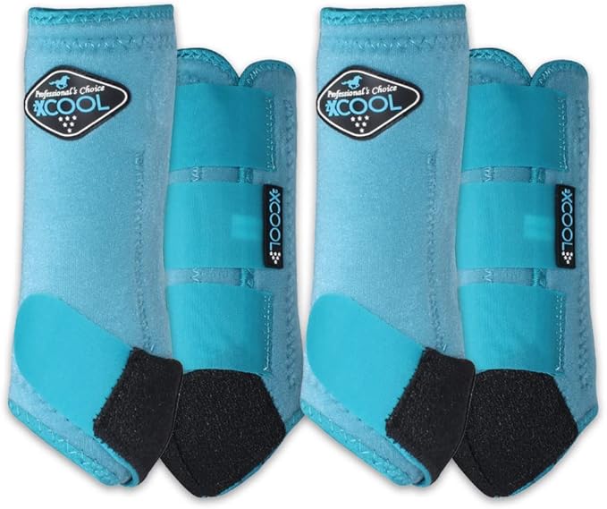 Professional's Choice 2XCOOL Sports Medicine Horse Boots | Protective & Breathable Design for Ultimate Comfort & Durability in Active Horses | Value 4 Pack