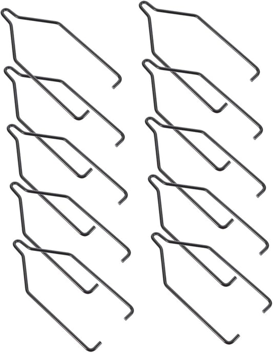 DOITOOL 10pcs Reptile Lampshade Clips Sturdy Iron Clamps for 5.5 or 8.5 Inches Lampshade Fixation User-Friendly