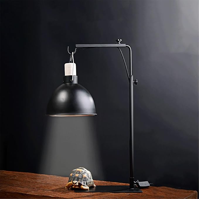 Reptile Light Fixture Holder - Reptile Heat Lamp Stand, Heat Lamp Holder | Desk Light Stand for Use with Reptiles Illumination Device Fixtures and Terrariums, Reptiles, Amphibians, Small Animals