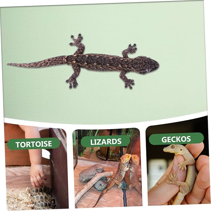 ERINGOGO Reptile Carpet Mat for Terrarium Non- Eva Substrate Liner for Leopard Lizard Snake and Turtle Soft Easy to Clean Bedding Light Green
