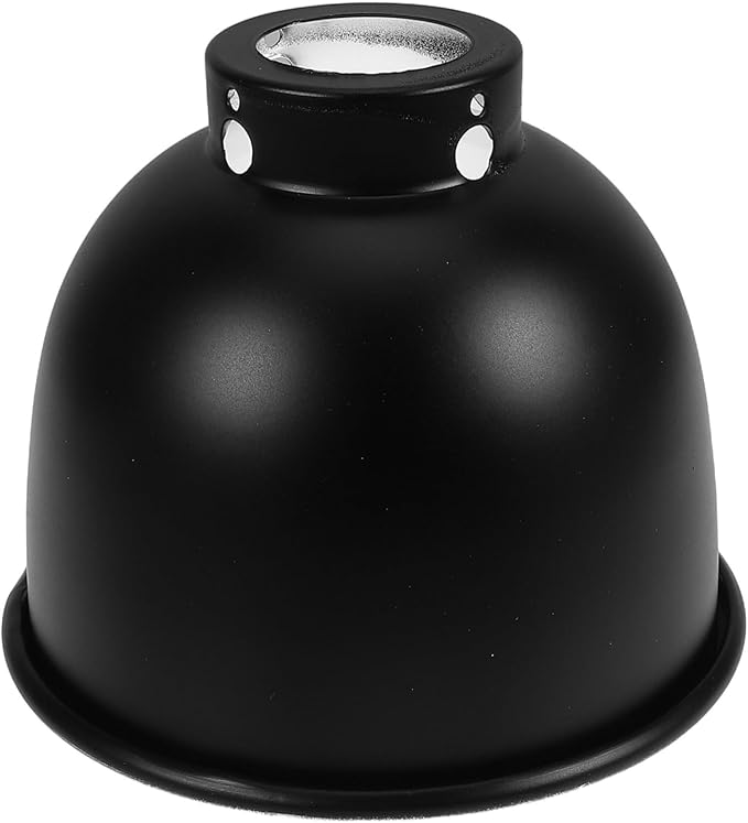 Reflective Heat Lamp Cap for Terrarium Durable Metal Cover for Optimal Heat Distribution and Versatile Bulb Compatibility