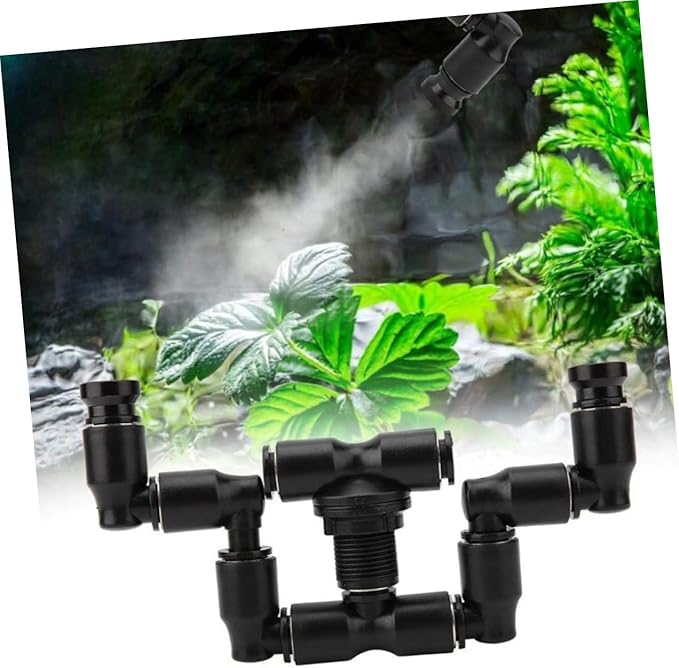 TOYANDONA Dual Sprayers Reptile Tank Accessories Turtle Tank Mist Sprinkler Reptiles Cooling Nozzle Pet for Lizard Adjustable Nozzle Little Animal Supplies