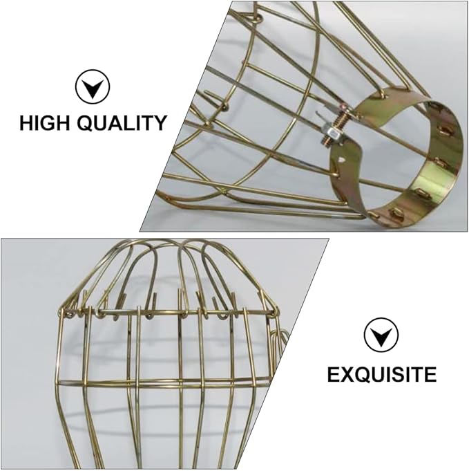 3pcs Heating Lamp Protector for Pets Iron Mesh Net Cover Scalding Prevention for Reptiles Birds and Animals High-Temperature Resistance Easy to Install