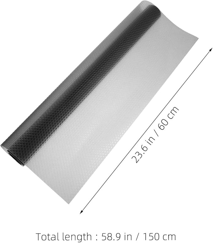 Luxshiny Reptile Mat Carpet Liner for Bearded Dragon and Leopard Gecko, Black 60x150cm Reptile Tank Substrate Ground Mat for Lizard, Snake, Iguana, and Tortoise Terrarium Bedding