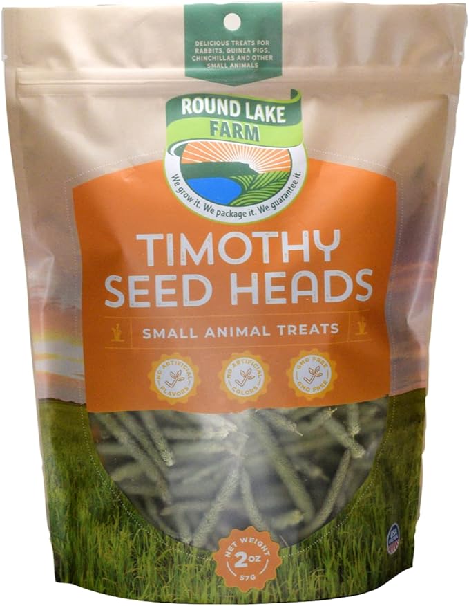 Timothy Seed Heads Small Pet Treat by Round Lake Farm