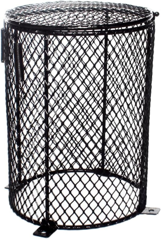 Totority Reptile Scald Lamp Shade Round Design for Terrarium Heating Construction Easy Installation Essential Reptile Habitat Accessory