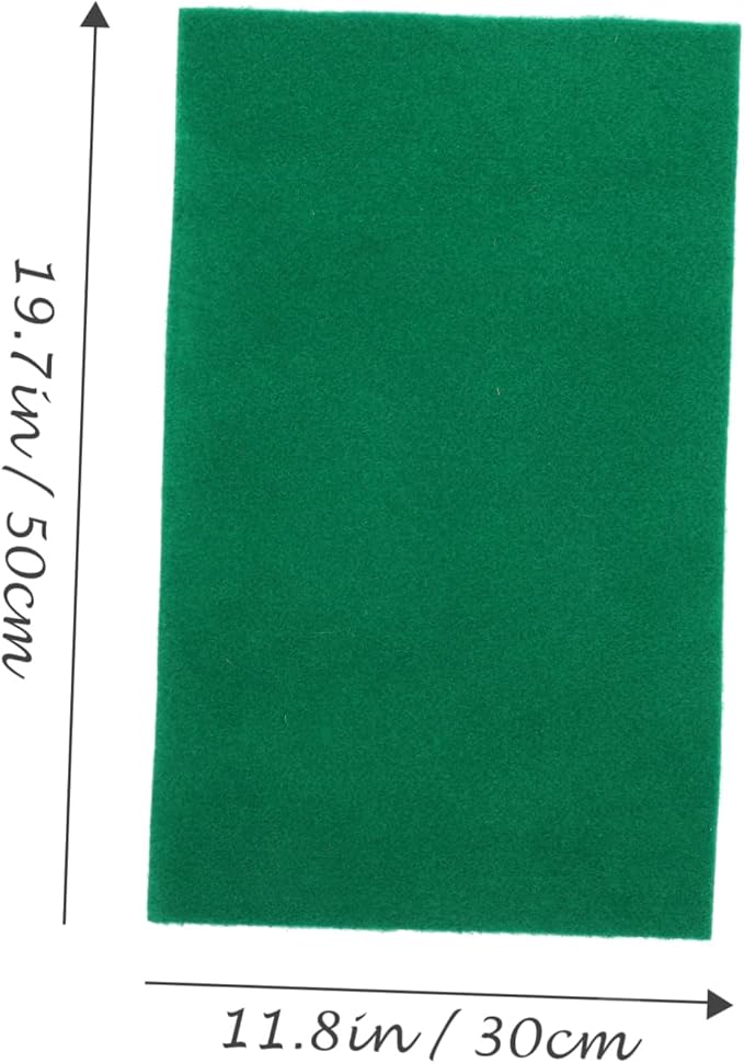 BESPORTBLE 2pcs Wear-Resistant Reptile Carpet Mat Absorbent Tortoise Bedding for Snakes Lizards and Amphibians Durable Easy to Clean for Terrariums Green