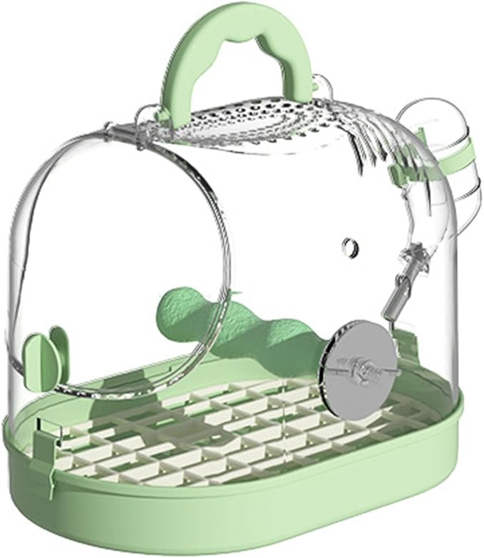 Clear Bird Cage for Travel Outdoor Bird Carriers Cage Ventilated Bird Parrots Travel Carriers Cage for Transport