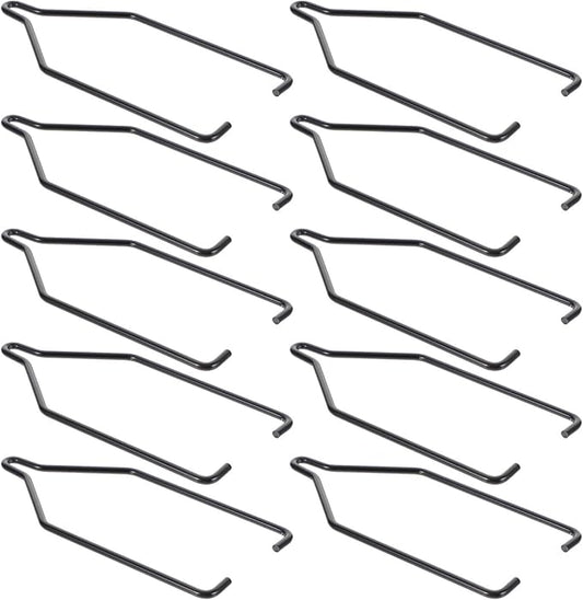 Hemoton 10pcs Iron Reptile Lampshade Clips Light Cover Clamps for 5.5 Or 8.5 Inch Lampshades Fixing Clips Suitable for Reptile Habitat Lighting and Climbing Pets