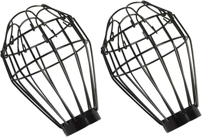 OUNONA 5sets 2pcs Box Reptile Lamp Dome Mesh Cover Insulation Shade for Reptile Tank Heat Lamp Protector Safe Convenient 2pcs*5