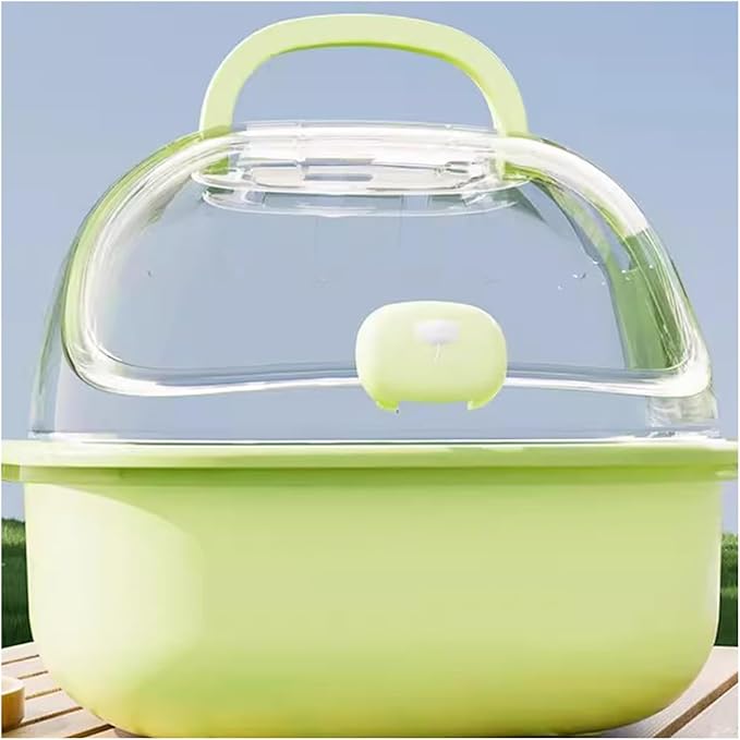 Birdcage Parrot Take-Out Cage Bird Special Portable Bird Cage Small Bird Bag Hand-held Mini Bird Cage(Green)