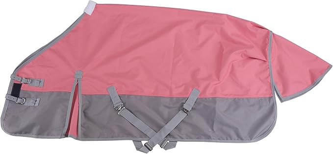 LEAFOREST 1200 Denier Waterproof Mini Shetland Rug Pony Rug Foal Rug Turnout Rug (no Filling) Pink Grey 36IN