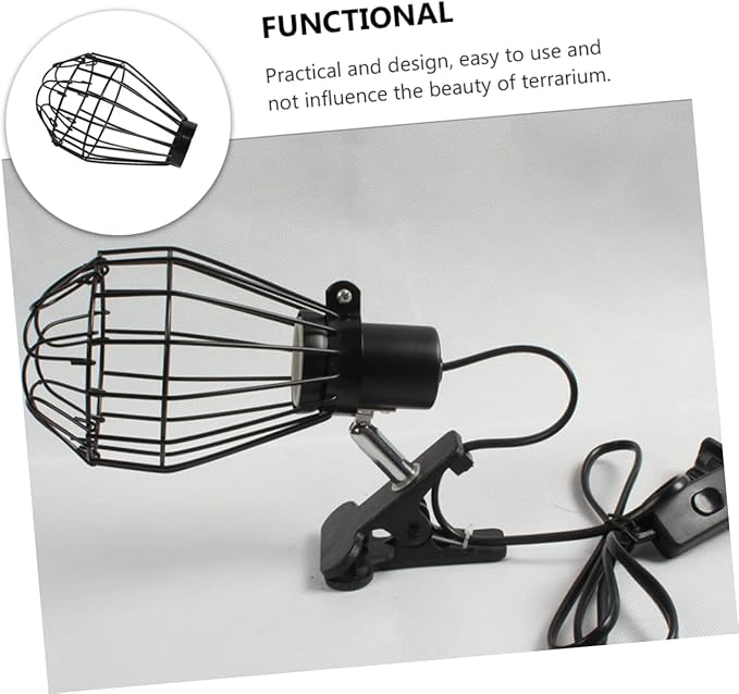 FRCOLOR 3pcs Crawler Box Heating Lamp Scald Shade Insulation Mesh for Reptile Tanks Easy to Install Art Design