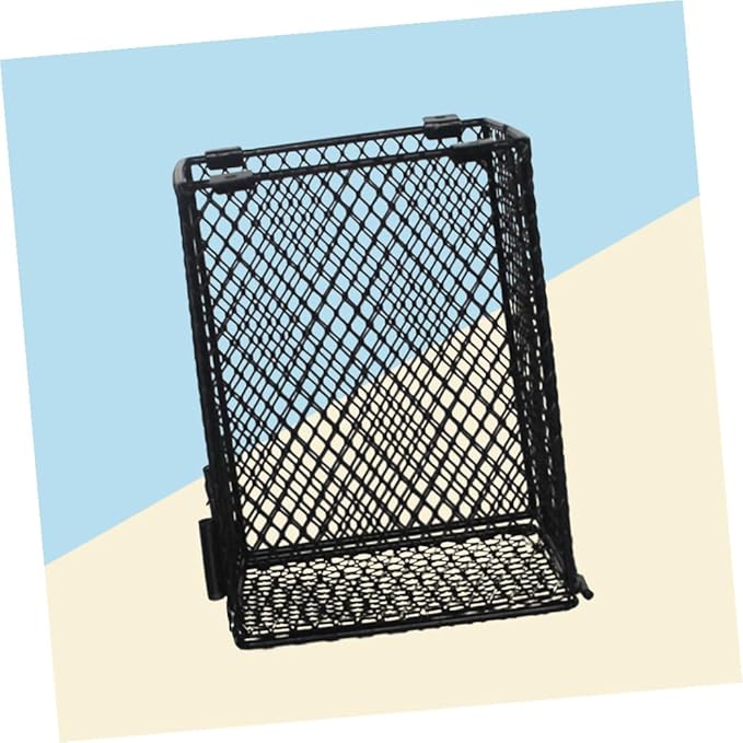 Happyyami Sturdy Iron Reptile Heater Guard Daylight Lampshade for Tortoise Habitat