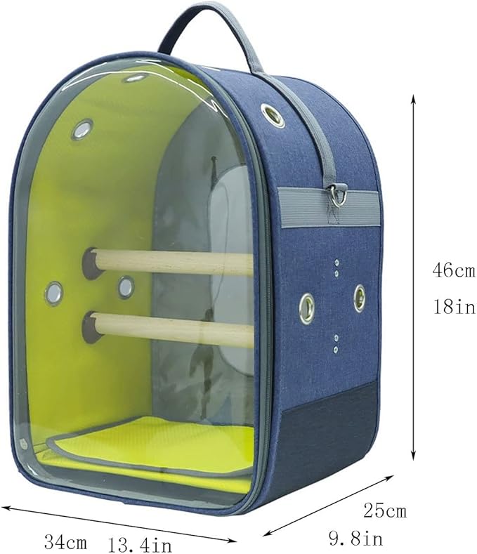 ENGENDER Bird Cage Portable Birdcage Tote Travel Birdcage Bag for Parakeets, Parrots, Lovebirds, Pigeons, Cockatiels, Macaws Parakeet Cage