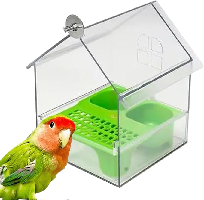 Genérico Hummingbirds, Backyard Birds with Water and Food Container for Small Birds, Abdominal Design Provides a Feeding Station and Bath for Small Birds