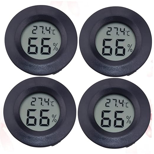 Milisten 12pcs Digital Humidity Reptile Pet Box Temp Humidity Reptile Pet Temperature Sensor