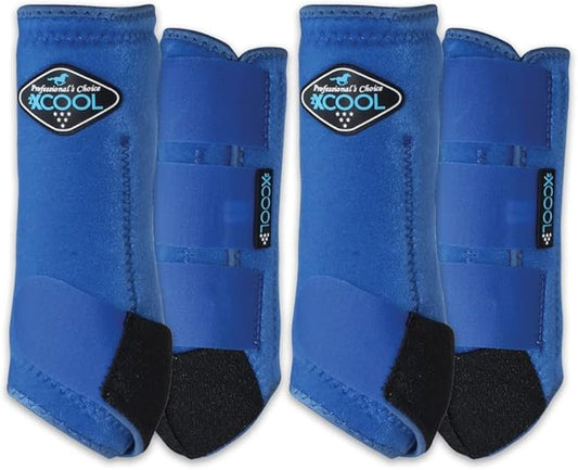 Professional's Choice 2XCOOL Sports Medicine Horse Boots | Protective & Breathable Design for Ultimate Comfort & Durability in Active Horses | Value 4 Pack