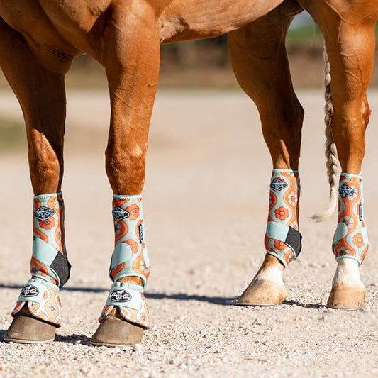 Professional's Choice 2XCOOL Sports Medicine Horse Boots | Protective & Breathable Design for Ultimate Comfort & Durability in Active Horses | Value 4 Pack