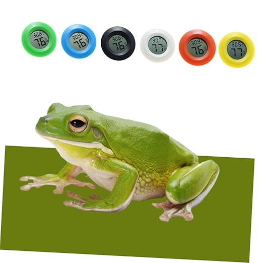 BESPORTBLE Digital Thermometer Hygrometer for Bedroom Reptile Tank Indoor Humidity Celsius Temperature Reptile Terrarium Monitor