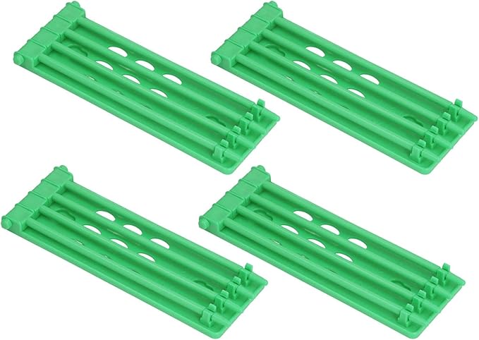 Atyhao 4Pcs Bird Leg Rings Stand, Plastic Pigeons Foot Rings Holder Bird Training Frame Pigeons Supplier Homing Pigeons Accessory(Green)