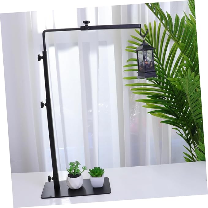 Milisten Reptile Basking Light Stand for Turtles and Lizards Durable Height Rack with Uv Heat Lamp Support for Aquariums