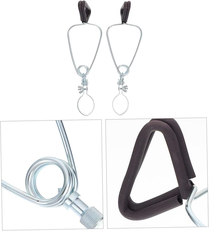 COLLBATH 2pcs Reptile Lampshade Fixing Clips Easy to Use Climbing Accessory for Lampshades and Non-deformable Design for Terrariums