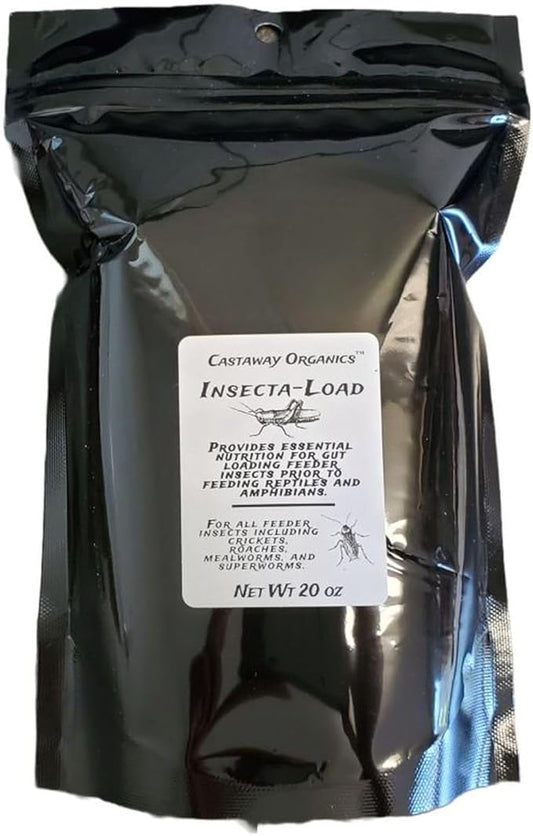 Insecta-Load Gut Load for Feeder Insects (Crickets, Mealworms, Superworms, Dubia) 20 Ounce