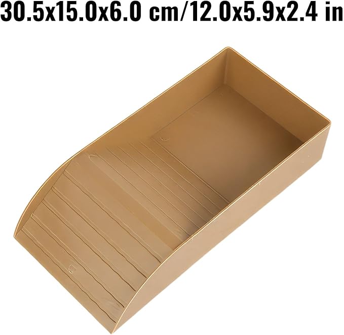 Reptile Bathing Tub with Non-Slip Surface and Entry Ramp for Easy Small Animal Soaking Container