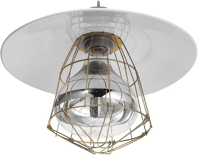 Milisten Brooding Heat Preservation Lamp Heating Poultry and Livestock Safe and Efficient Heat Source for Chicks Pregnant Animals and Newborns