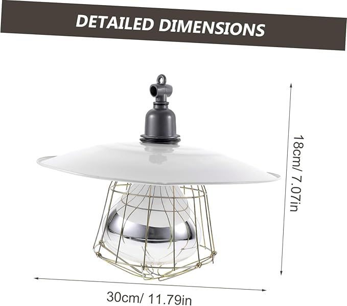 Toddmomy Livestock Heat Lamp for Poultry and Pigs Heat Preservation Lamp Random Shade Safe Use for Farm Park Promotes Circulation and Animal Comfort