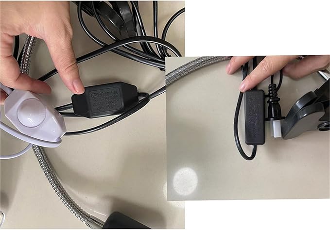 Turtle's Back Rack, Adjustable UVA Heating Light, Metal Bending Clip, Pet(Black lamp Clip)