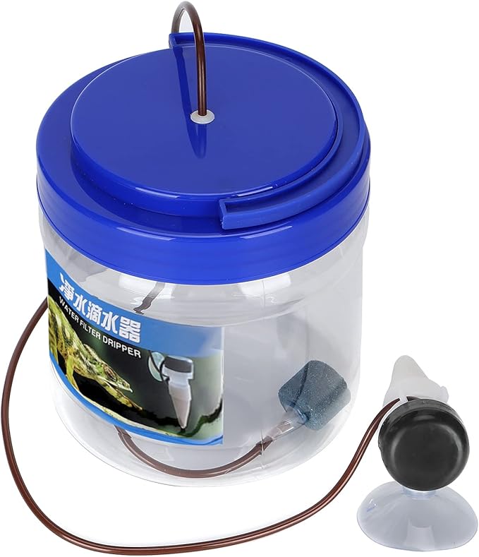 Reptile Water Dripper Kit, Chameleon Water Dripper, Humidifier for Reptiles for Providing Safe Drinking Water for Reptiles