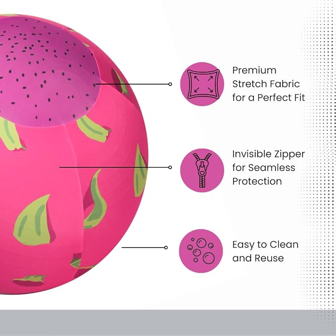 40 Inch Horse Ball Cover, Ball Cover for Horses,High-Strength Fabric,Pitaya Pattern