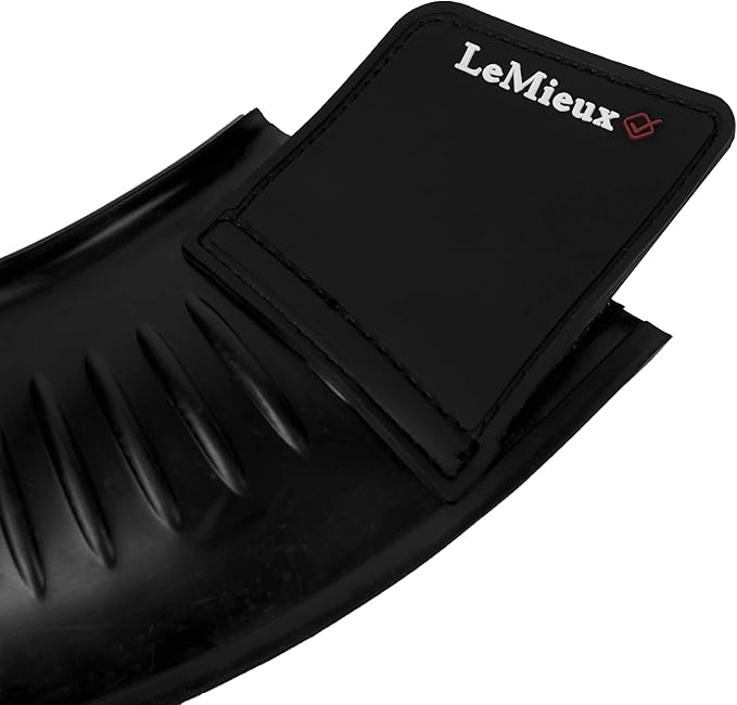 LeMieux Black Rubber Bell Overreach Horse Boots - Protective Gear and Training Equipment - Equine Boots, Wraps & Accessories
