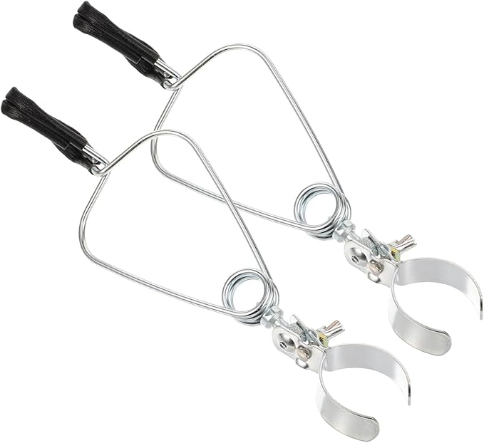 Toddmomy 10pcs Adjustable Heat Lamp Clamp Fixture for Reptiles Light Holder Flexible Angle and Height for Turtles and Lizards